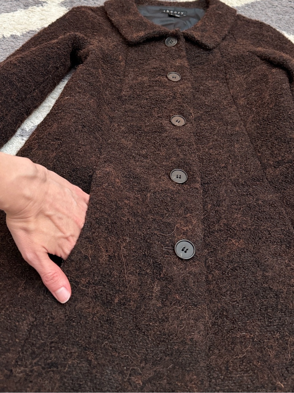 Theory Manet Coat size small - Picture 6 of 16